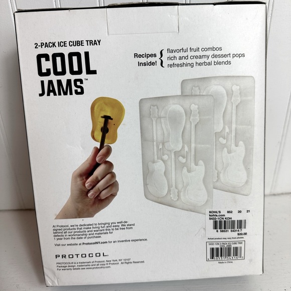 Protocol Cool Jams 2- pack ice cube tray - Picture 4 of 11